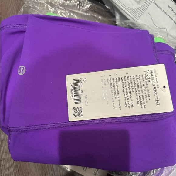 Lululemon Align High Rise 6” Atomic Purple Shorts - Picture 8 of 9